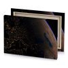 the earth at night garnet canvas - Image 4