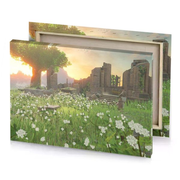the elder scrolls in game camouflage green canvas - Image 4