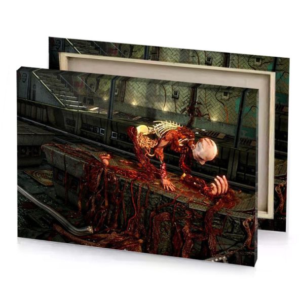 the evil within screenshote bistre canvas - Image 4