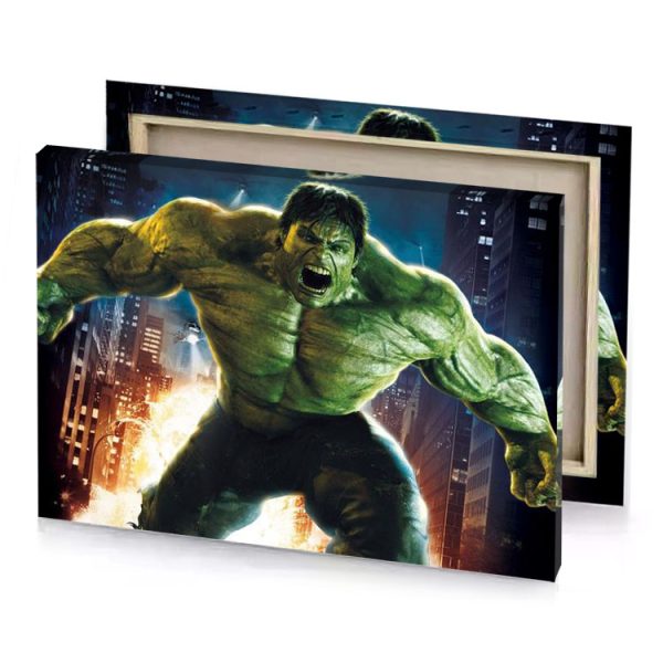 the incredible hulk hunter green canvas - Image 4