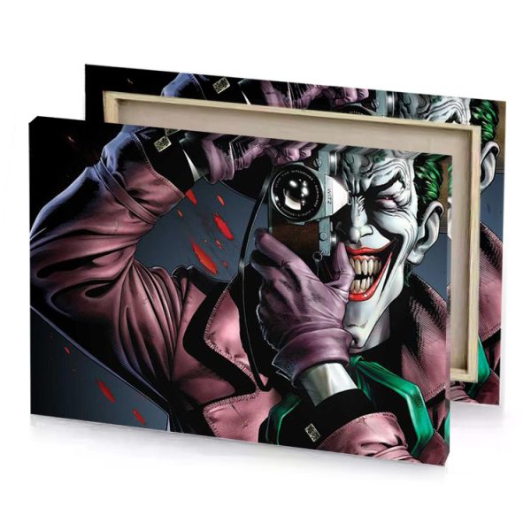 the joker in batman dark knight taupe canvas - Image 4