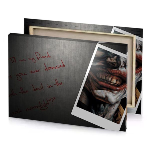 the joker wallpaper dim gray canvas - Image 4