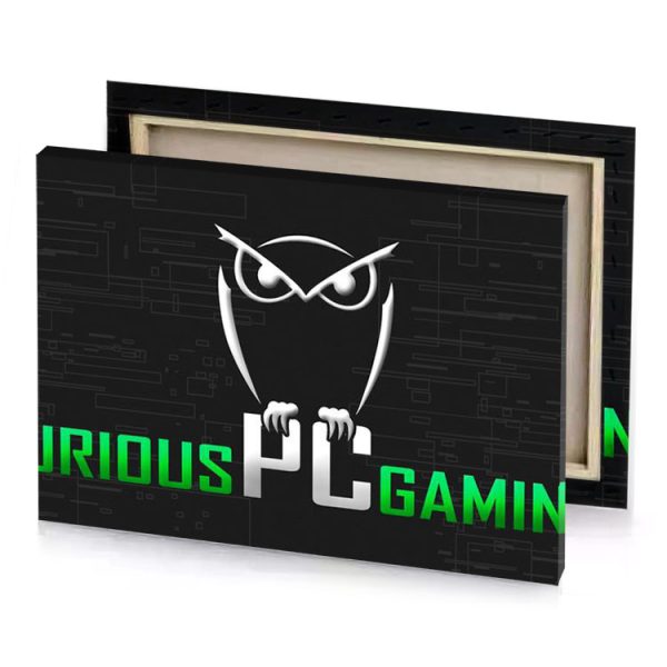 the logo for game owl is a symbol of white smoke canvas - Image 4