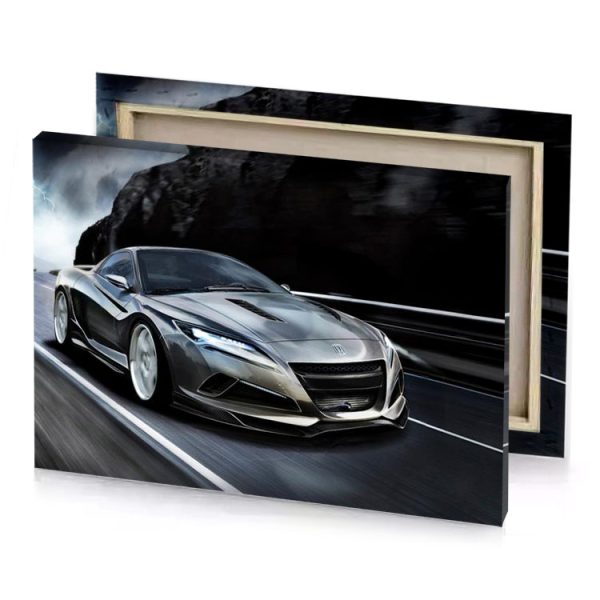 the mercedes vision concept is shown in this image smoky black canvas - Image 4