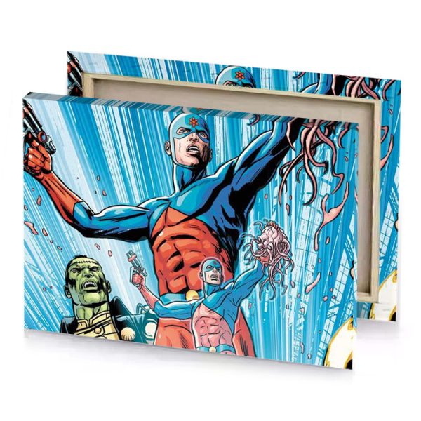 the new 52 is coming sky blue canvas - Image 4