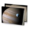 the planet with moon in background rosy brown canvas - Image 4