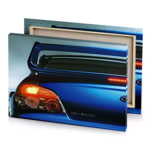 the rear end of a blue car cobalt canvas - Image 4