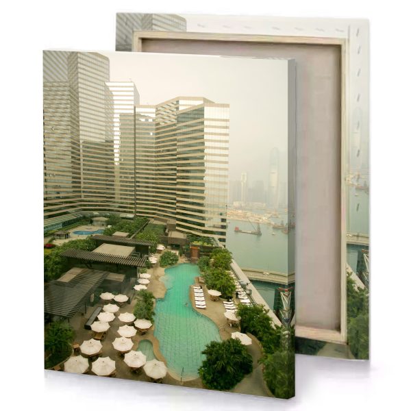 the sky is hazy rosy brown canvas - Image 4