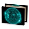 the sun as seen by nasa s solar observatory prussian blue canvas - Image 4