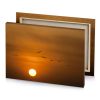 the sun is setting chocolate canvas - Image 4