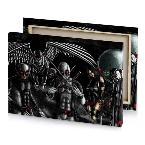 the three protagonists from final fantasy series smoky black canvas - Image 4