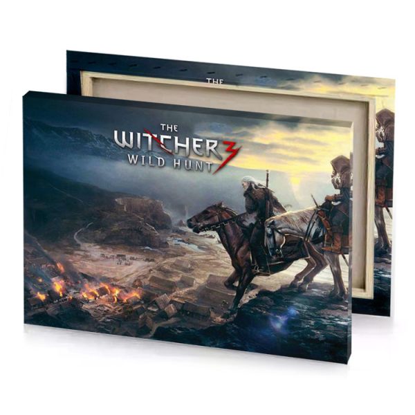 the witch 7 wild hunt gray canvas - Image 4