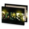 the word halo is surrounded by a group of superheros bistre canvas - Image 4