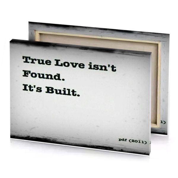 true love quotes platinum canvas - Image 4