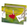 two hearts hanging on a clothes line with the word firebrick canvas - Image 4