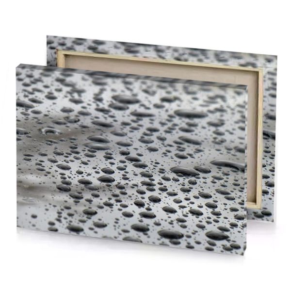 water droplets on a car manatee canvas - Image 4