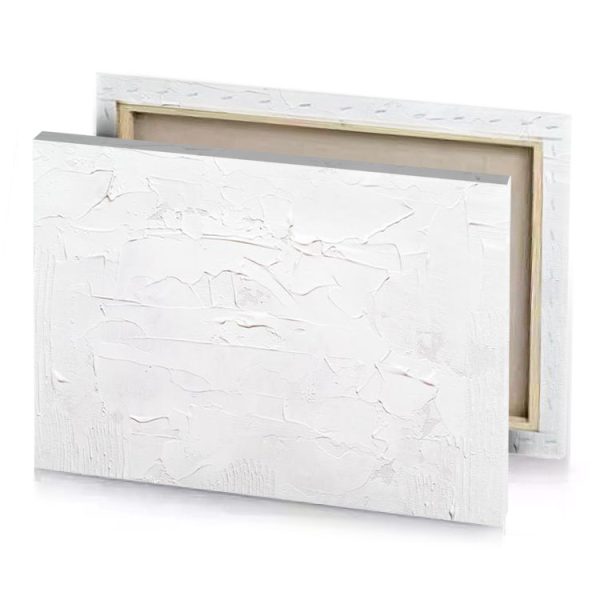 white paint on a background smoke canvas - Image 4
