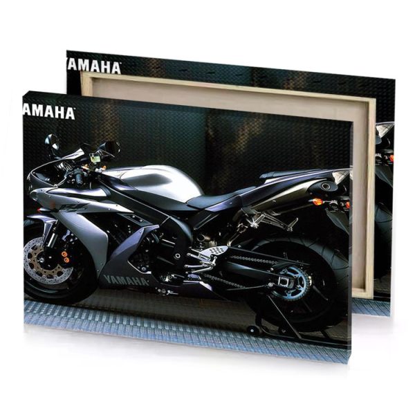 yamaha r1r photo 1 white smoke canvas - Image 4