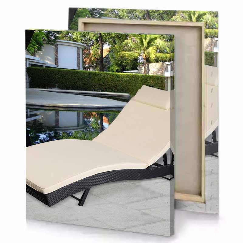 a black and white chay pearl canvas