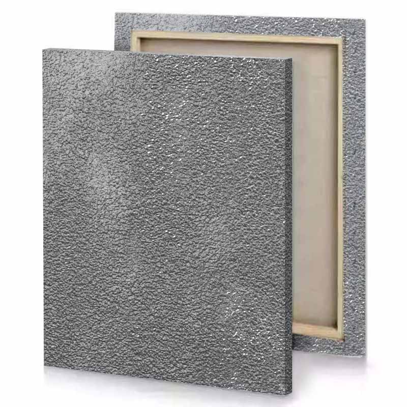 a black and white textured background gray canvas