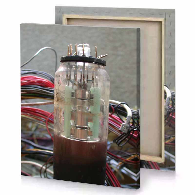 a blend blender with inside of it camouflage green canvas