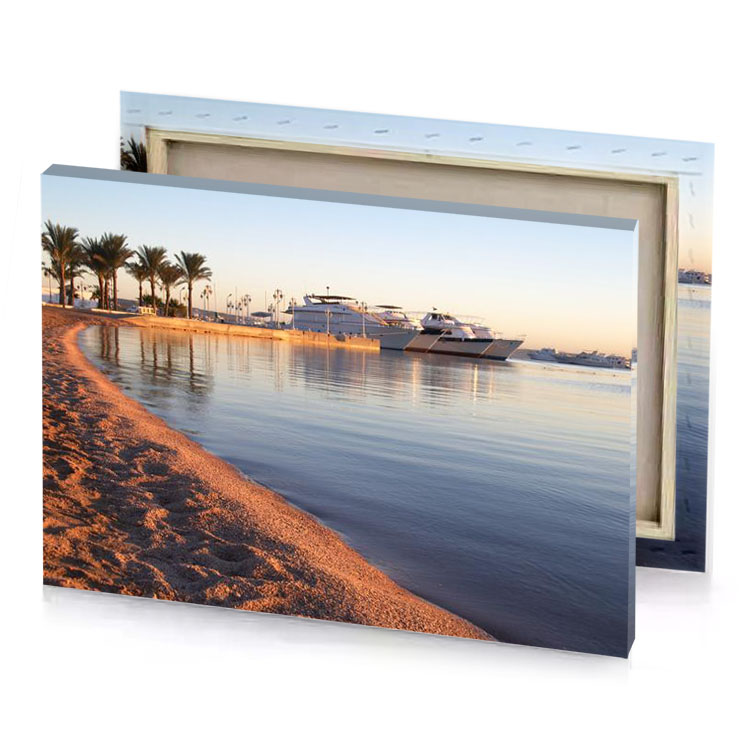 a body of water slate gray canvas