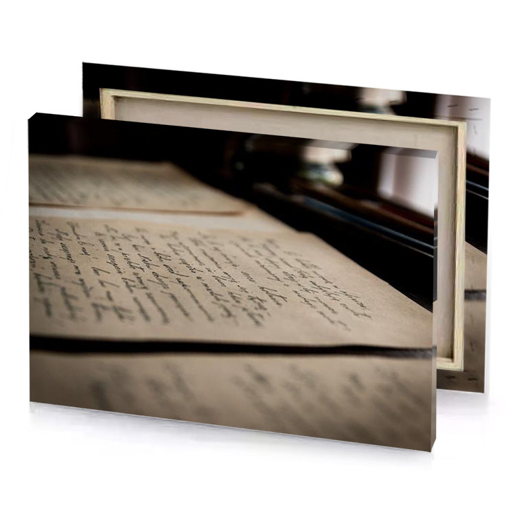 a close up of sheet paper with writing on it rosy brown canvas
