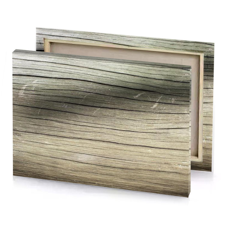 a close up of wood texture tan canvas