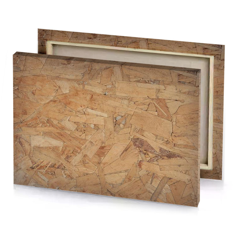 a close up of wooden floor with lot wood chips camouflage green canvas