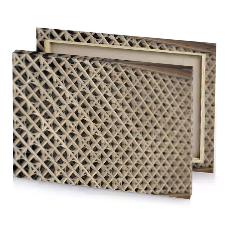 a close up of wooden panel with pattern rosy brown canvas