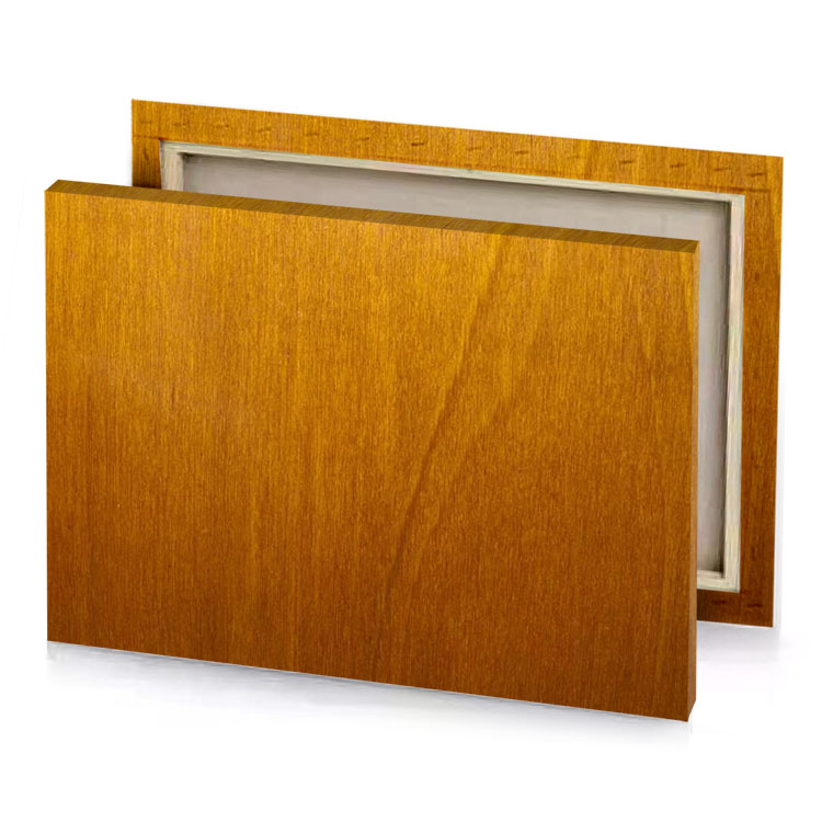 a close up of wooden surface tangerine canvas