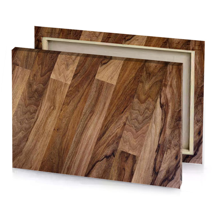 a close up view of hardwood floor sepia canvas