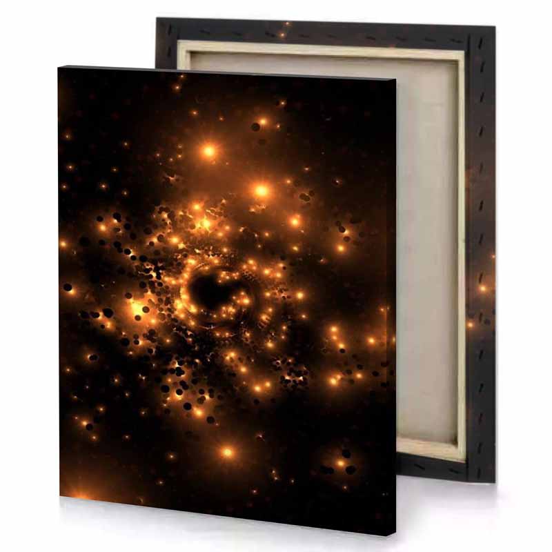 a cluster of stars in the constellation sepia canvas