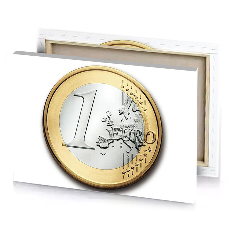 a coin with the letter d on it burlywood canvas