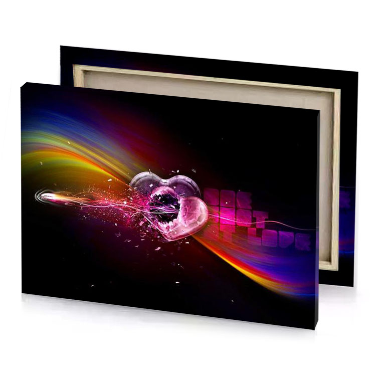 a colorful abstract background with black garnet canvas