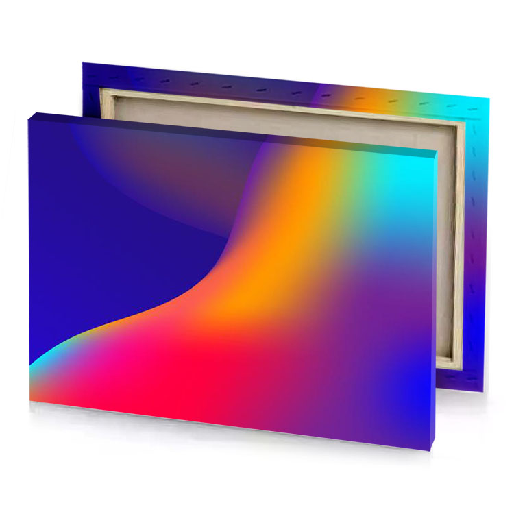 a colorful abstract background with blue ultramarine canvas