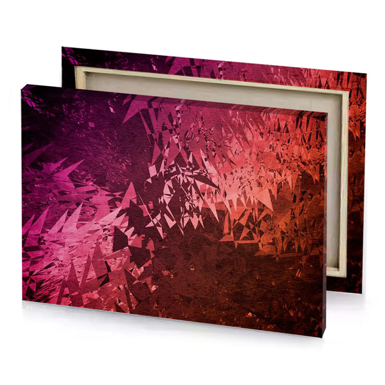 a colorful abstract background with broken glass bistre canvas