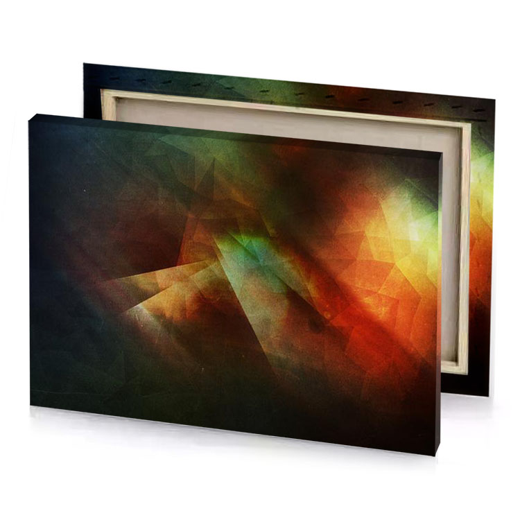 a colorful abstract background with dark bistre canvas