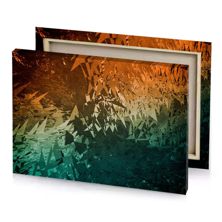 a colorful abstract background with gr effect prussian blue canvas