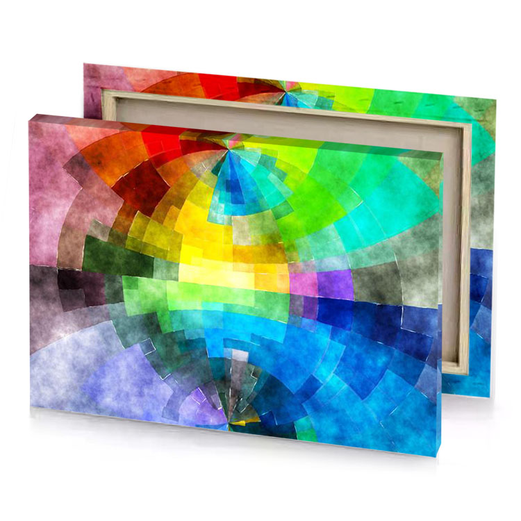 a colorful abstract background with many colors banana yellow canvas