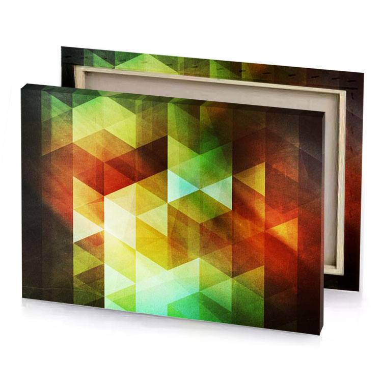 a colorful abstract background with pattern golden rod canvas