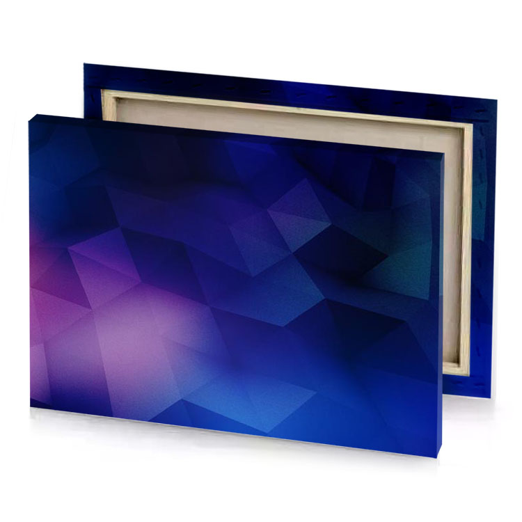 a colorful abstract background with triangles midnight blue canvas
