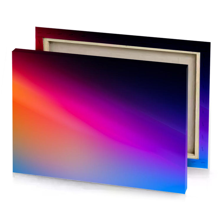 a colorful background with black violet red canvas