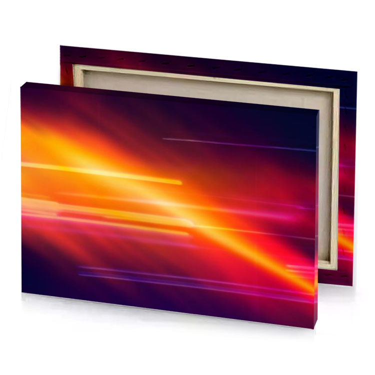 a colorful background with bright light yellow orange canvas