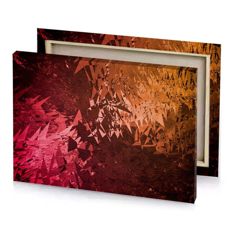 a colorful background with broken wall bistre canvas