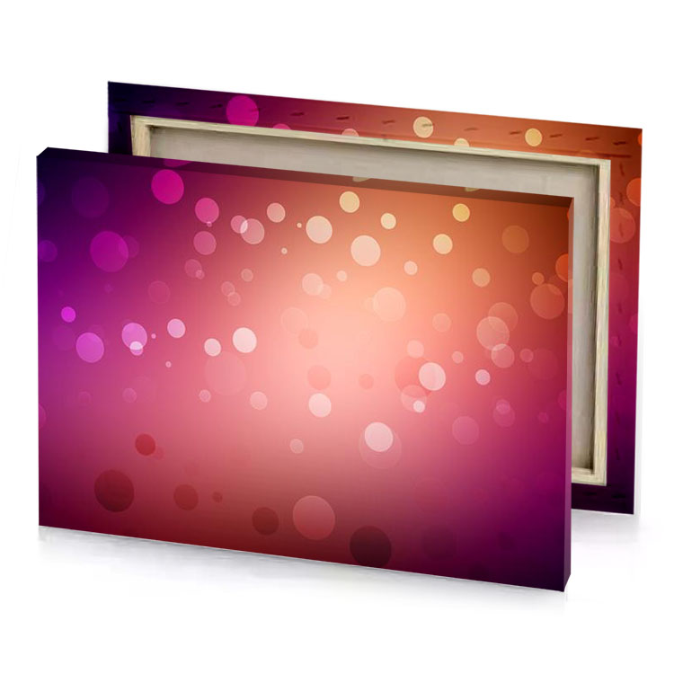 a colorful background with circles brown canvas