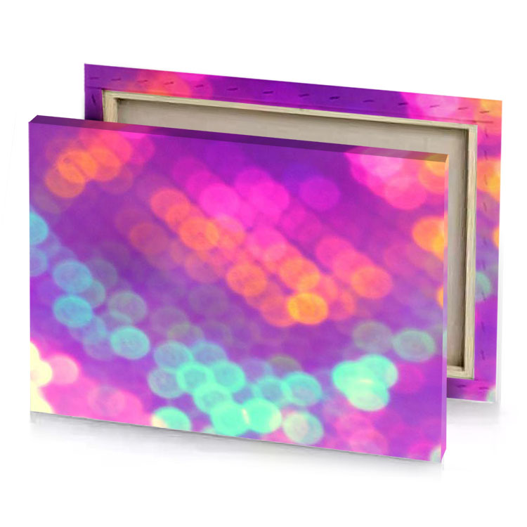a colorful background with many lights amethyst canvas