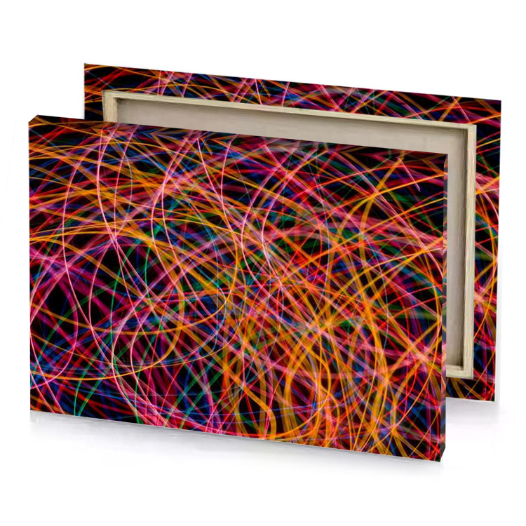 a colorful background with many lines chocolate canvas