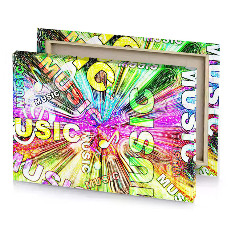 a colorful psychedelic ultra pink canvas