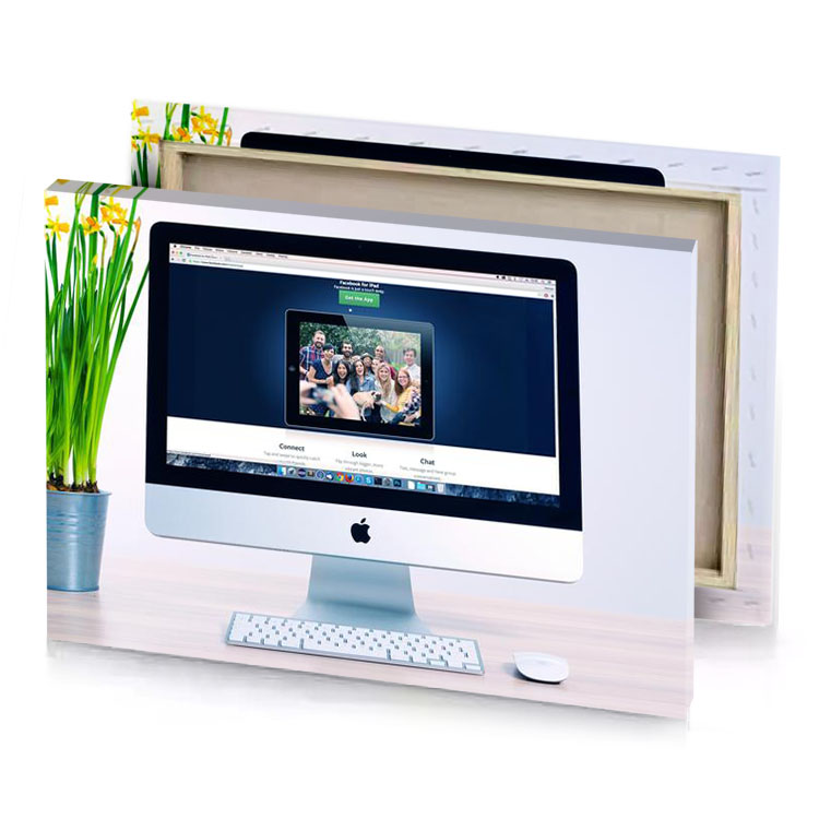 a computer screen smoky black canvas
